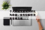 个人网站流量如何转化为收益,全方位解析流量变现之道 个人网站流量如何转化为收益,全方位解析流量变现之道