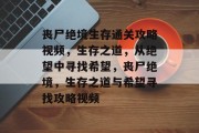 丧尸绝境生存通关攻略视频，生存之道，从绝望中寻找希望，丧尸绝境，生存之道与希望寻找攻略视频