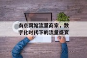南京网站流量商家,数字化时代下的流量盛宴 南京网站流量商家,数字化时代下的流量盛宴