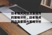 日本雅虎网店流量提升的策略分析，日本雅虎网店流量提升策略分析