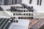 提升SEO效果,从优化URL到设置元标签,优化URL和设置元标签,提高SEO效果的关键 提升SEO效果,从优化URL到设置元标签,优化URL和设置元标签,提高SEO效果的关键