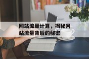网站流量计算,揭秘网站流量背后的秘密 网站流量计算,揭秘网站流量背后的秘密
