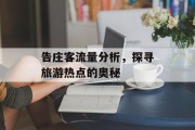 告庄客流量分析，探寻旅游热点的奥秘