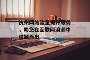 杭州网站流量提升服务，助您在互联网浪潮中脱颖而出