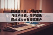 网站偷流量,网站策略与技术挑战,如何避免网站被攻击并提高用户体验? 网站偷流量,网站策略与技术挑战,如何避免网站被攻击并提高用户体验?