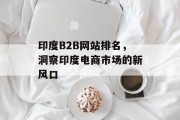 印度B2B网站排名,洞察印度电商市场的新风口 印度B2B网站排名,洞察印度电商市场的新风口
