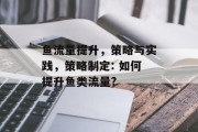 鱼流量提升，策略与实践，策略制定: 如何提升鱼类流量?