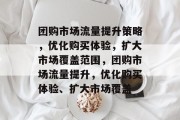 团购市场流量提升策略,优化购买体验,扩大市场覆盖范围,团购市场流量提升,优化购买体验、扩大市场覆盖 团购市场流量提升策略,优化购买体验,扩大市场覆盖范围,团购市场流量提升,优化购买体验、扩大市场覆盖