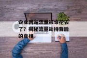 企业网站流量被谁抢去了？揭秘流量劫持背后的真相