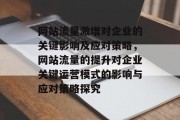 网站流量激增对企业的关键影响及应对策略,网站流量的提升对企业关键运营模式的影响与应对策略探究 网站流量激增对企业的关键影响及应对策略,网站流量的提升对企业关键运营模式的影响与应对策略探究