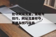 抢夺网站流量，策略与技巧，网站流量抢夺，策略与技巧指南