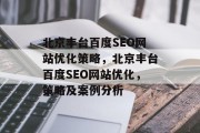 北京丰台百度SEO网站优化策略,北京丰台百度SEO网站优化,策略及案例分析 北京丰台百度SEO网站优化策略,北京丰台百度SEO网站优化,策略及案例分析