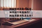 网站空间流量已耗尽,如何进行恢复操作?,网站流量消失怎么办?如何尽快恢复? 网站空间流量已耗尽,如何进行恢复操作?,网站流量消失怎么办?如何尽快恢复?