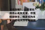 游戏攻略5，让玩家玩得开心无拘无束，尽情释放快乐，畅游无拘无束的游戏大作攻略秘籍