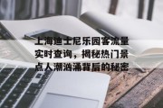 上海迪士尼乐园客流量实时查询,揭秘热门景点人潮汹涌背后的秘密 上海迪士尼乐园客流量实时查询,揭秘热门景点人潮汹涌背后的秘密