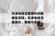 天津电商流量提升的策略及实践,天津电商流量提升,策略与实践