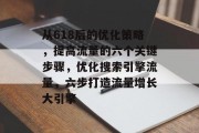 从618后的优化策略，提高流量的六个关键步骤，优化搜索引擎流量，六步打造流量增长大引擎