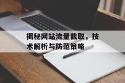 揭秘网站流量截取，技术解析与防范策略