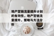 地产营销流量提升计划的有效性,地产营销流量提升,策略与方法分析 地产营销流量提升计划的有效性,地产营销流量提升,策略与方法分析