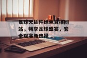 足球无插件绿色直播网站,畅享足球盛宴,安全观赛新选择 足球无插件绿色直播网站,畅享足球盛宴,安全观赛新选择