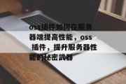 oss插件如何在服务器端提高性能,oss 插件,提升服务器性能的秘密武器 oss插件如何在服务器端提高性能,oss 插件,提升服务器性能的秘密武器