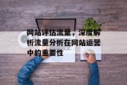 网站评估流量,深度解析流量分析在网站运营中的重要性 网站评估流量,深度解析流量分析在网站运营中的重要性