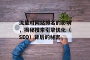 流量对网站排名的影响,揭秘搜索引擎优化(SEO)背后的秘密 流量对网站排名的影响,揭秘搜索引擎优化(SEO)背后的秘密