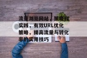 流量浏览网站，策略和实践，有效URL优化策略，提高流量与转化率的实用技巧