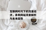 互联网时代下的流量经济，各类网站流量解析与未来趋势