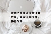 店铺之宝网店流量提升策略,网店流量提升,秘籍分享 店铺之宝网店流量提升策略,网店流量提升,秘籍分享