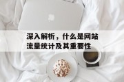深入解析,什么是网站流量统计及其重要性 深入解析,什么是网站流量统计及其重要性