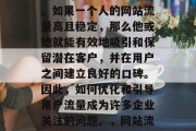 网站流量是衡量一个网站成功与否的重要指标。如果一个人的网站流量高且稳定,那么他或她就能有效地吸引和保留潜在客户,并在用户之间建立良好的口碑。因此,如何优化和引导用户流量成为许多企业关注的问题。,网站流量,提高转化率的关键策略 网站流量是衡量一个网站成功与否的重要指标。如果一个人的网站流量高且稳定,那么他或她就能有效地吸引和保留潜在客户,并在用户之间建立良好的口碑。因此,如何优化和引导用户流量成为许多企业关注的问题。,网站流量,提高转化率的关键策略