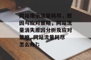 网站提示流量耗尽,原因与应对策略,网站流量消失原因分析及应对策略, 网站流量耗尽怎么办?; 网站提示流量耗尽,原因与应对策略,网站流量消失原因分析及应对策略, 网站流量耗尽怎么办?;
