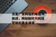 流量广告网站的崛起与挑战,揭秘新时代网络营销的黄金通道 流量广告网站的崛起与挑战,揭秘新时代网络营销的黄金通道