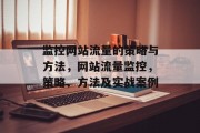 监控网站流量的策略与方法,网站流量监控,策略、方法及实战案例 监控网站流量的策略与方法,网站流量监控,策略、方法及实战案例