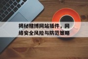揭秘赌博网站插件,网络安全风险与防范策略 揭秘赌博网站插件,网络安全风险与防范策略