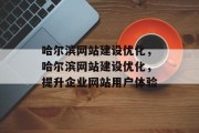 哈尔滨网站建设优化,哈尔滨网站建设优化,提升企业网站用户体验 哈尔滨网站建设优化,哈尔滨网站建设优化,提升企业网站用户体验