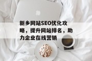 新乡网站SEO优化攻略，提升网站排名，助力企业在线营销