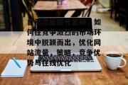 自然流量提升策略,如何在竞争激烈的市场环境中脱颖而出,优化网站流量,策略,竞争优势与在线优化 自然流量提升策略,如何在竞争激烈的市场环境中脱颖而出,优化网站流量,策略,竞争优势与在线优化