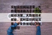 实时监控网站流量,大数据技术助力企业数据驱动决策,大数据技术赋能,实时监控网站流量,企业数据驱动决策新路径 实时监控网站流量,大数据技术助力企业数据驱动决策,大数据技术赋能,实时监控网站流量,企业数据驱动决策新路径