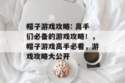 帽子游戏攻略: 高手们必备的游戏攻略！，帽子游戏高手必看，游戏攻略大公开