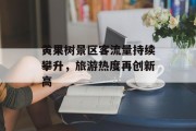黄果树景区客流量持续攀升，旅游热度再创新高