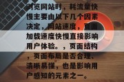 浏览网站时,耗流量快慢主要由以下几个因素决定,网站速度,页面加载速度快慢直接影响用户体验。,页面结构,页面布局是否合理、清晰易懂,也是影响用户感知的元素之一。 浏览网站时,耗流量快慢主要由以下几个因素决定,网站速度,页面加载速度快慢直接影响用户体验。,页面结构,页面布局是否合理、清晰易懂,也是影响用户感知的元素之一。