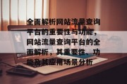 全面解析网站流量查询平台的重要性与功能,网站流量查询平台的全面解析,其重要性、功能及其应用场景分析 全面解析网站流量查询平台的重要性与功能,网站流量查询平台的全面解析,其重要性、功能及其应用场景分析