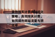 高效按天计费网站优化策略,高效按天计费,如何提升网站流量与转化率 高效按天计费网站优化策略,高效按天计费,如何提升网站流量与转化率