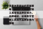 流量创意网站的营销策略,如何利用数字营销工具增强品牌影响力,品牌崛起,运用数字营销工具提升品牌影响力策略 流量创意网站的营销策略,如何利用数字营销工具增强品牌影响力,品牌崛起,运用数字营销工具提升品牌影响力策略