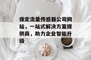 保定流量传感器公司网站，一站式解决方案提供商，助力企业智能升级