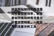创业网站如何利用流量分析看运营效率，创业者如何有效利用流量分析看运营效率，一款实用的流量分析工具