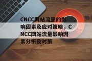 CNCC网站流量的影响因素及应对策略,CNCC网站流量影响因素分析及对策 CNCC网站流量的影响因素及应对策略,CNCC网站流量影响因素分析及对策