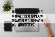 提高天蝎网站的搜索引擎排名，提升你的天蝎网站在搜索引擎中的排名，策略和技巧